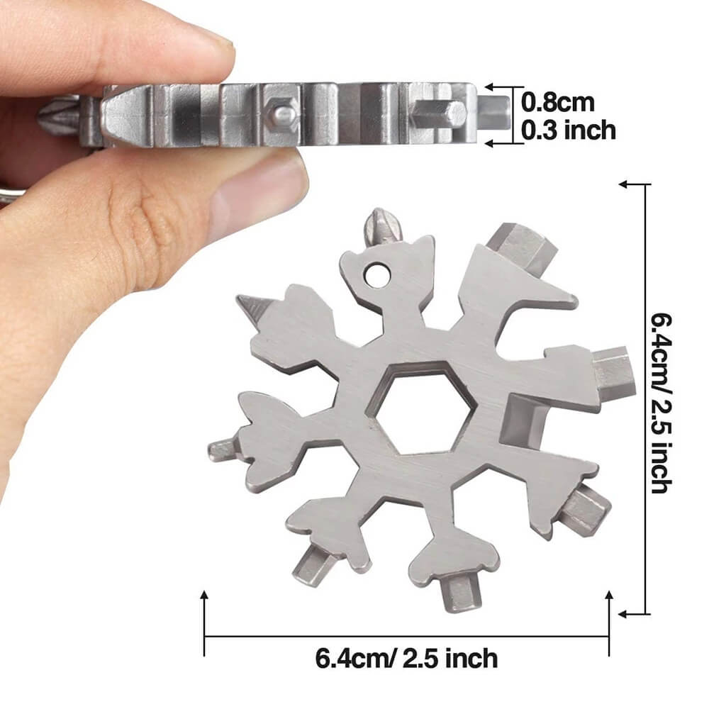 Multifunctional Portable 18 in 1 Snow Wrench